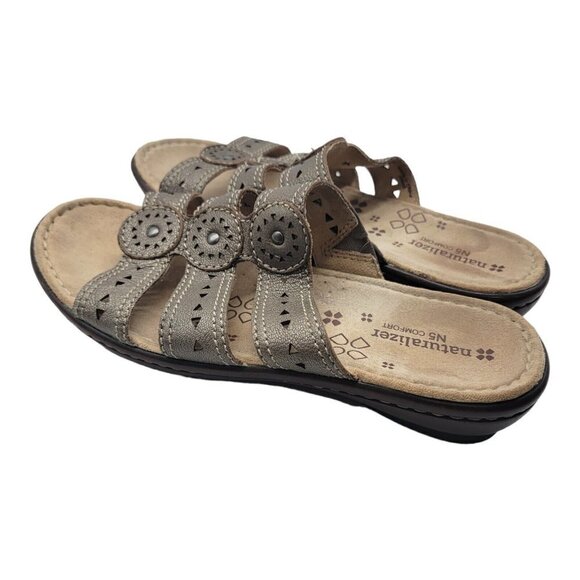 COPY - Naturalizer Janae N5 Comfort Sandal  Slip On Slide Straps Size 7M - Picture 4 of 8
